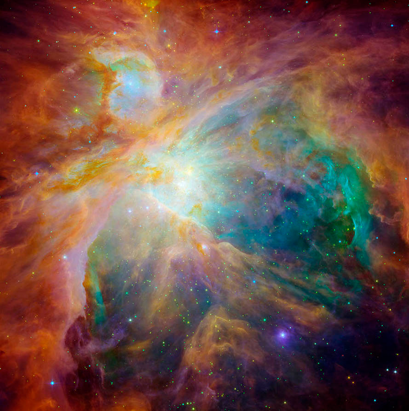 Illustration for article titled Beautiful Infrared Astronomy from the Spitzer Space Telescope